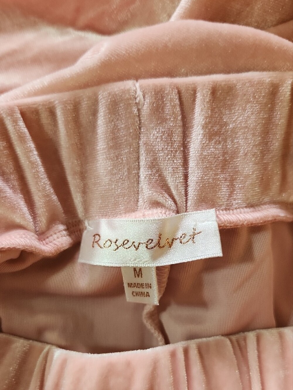 Rose Velvet Velvet Rose Pink Cropped Hoodie And Pants by Rose Velvet - Picture 5 of 6